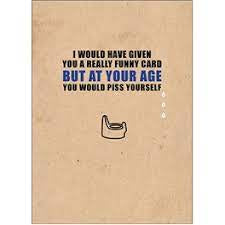 Defamations Card - Piss Yourself