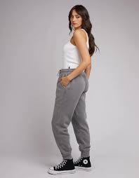 All About Eve Vital Washed Trackpant - Charcoal