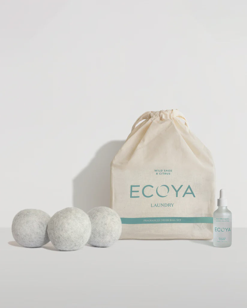 Ecoya Dryer Ball Set - Wild Sage & Citrus