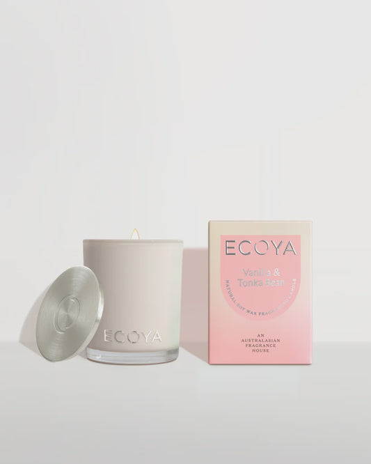 Ecoya Madison Mini Candle - Vanilla & Tonka Bean