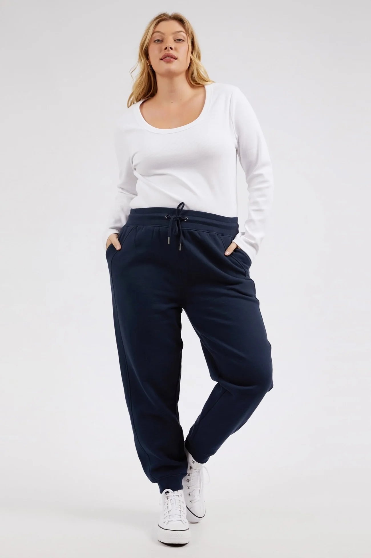 Elm Kirby Track Pant Dark Sapphire