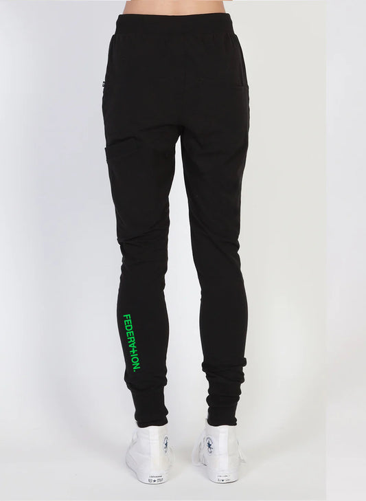 Federation Escape Trackies Staple Black/Green