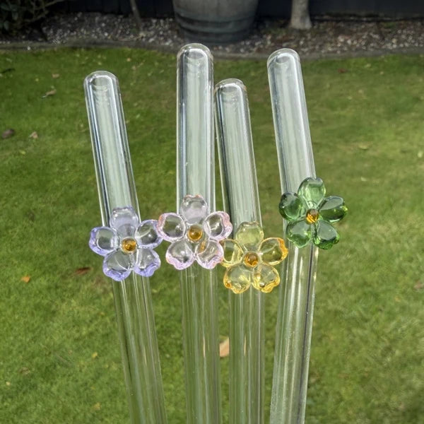 Sucker Wildflowers Glass Set - Transparent
