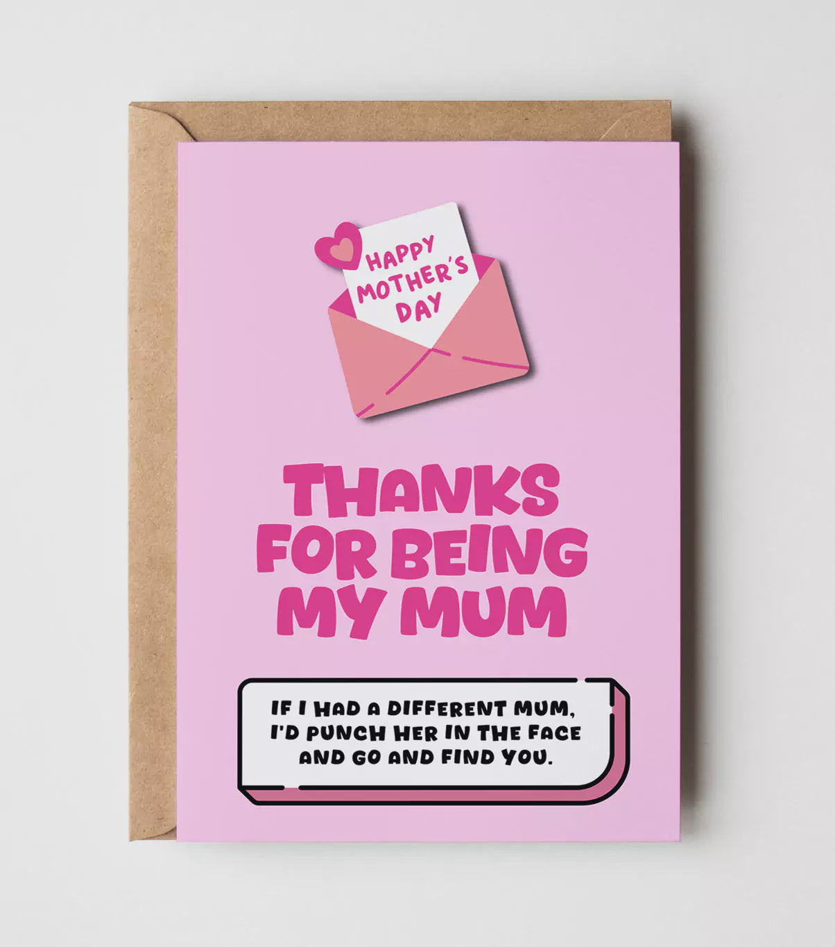 Yeah Noted Card - Thanks for being my Mum