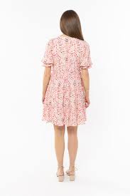 Leila + Luca Claire Tiered Mini Dress - Blush Love