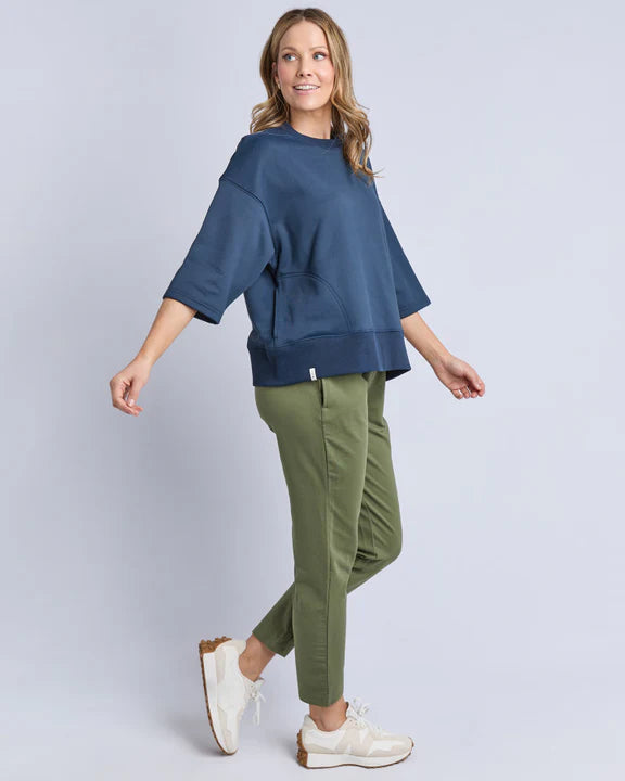 Elm Ines Sweat - Navy