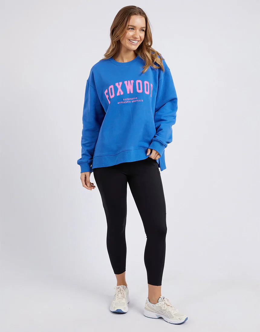 Foxwood Interval Crew - Cobalt/Neon Pink