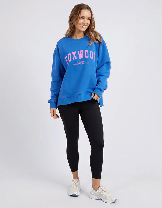 Foxwood Interval Crew - Cobalt/Neon Pink