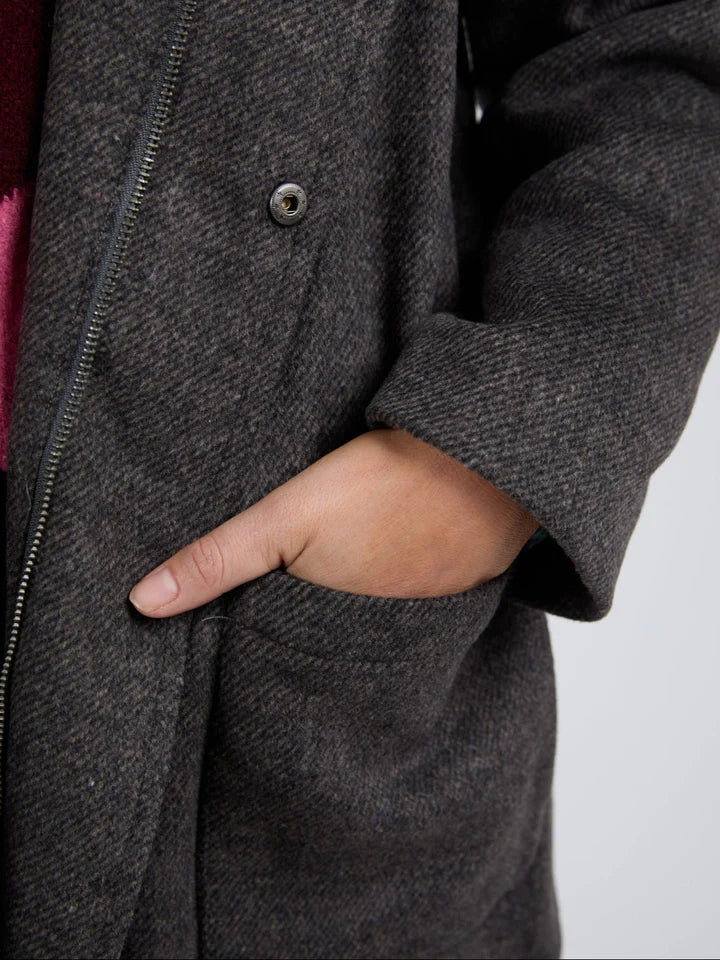 Elm Jordan Coat - Charcoal