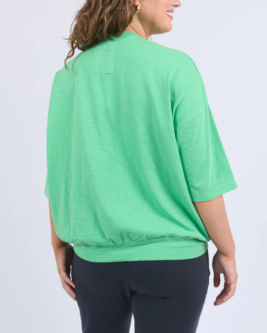 Elm Mazie Sweat - Spring Green