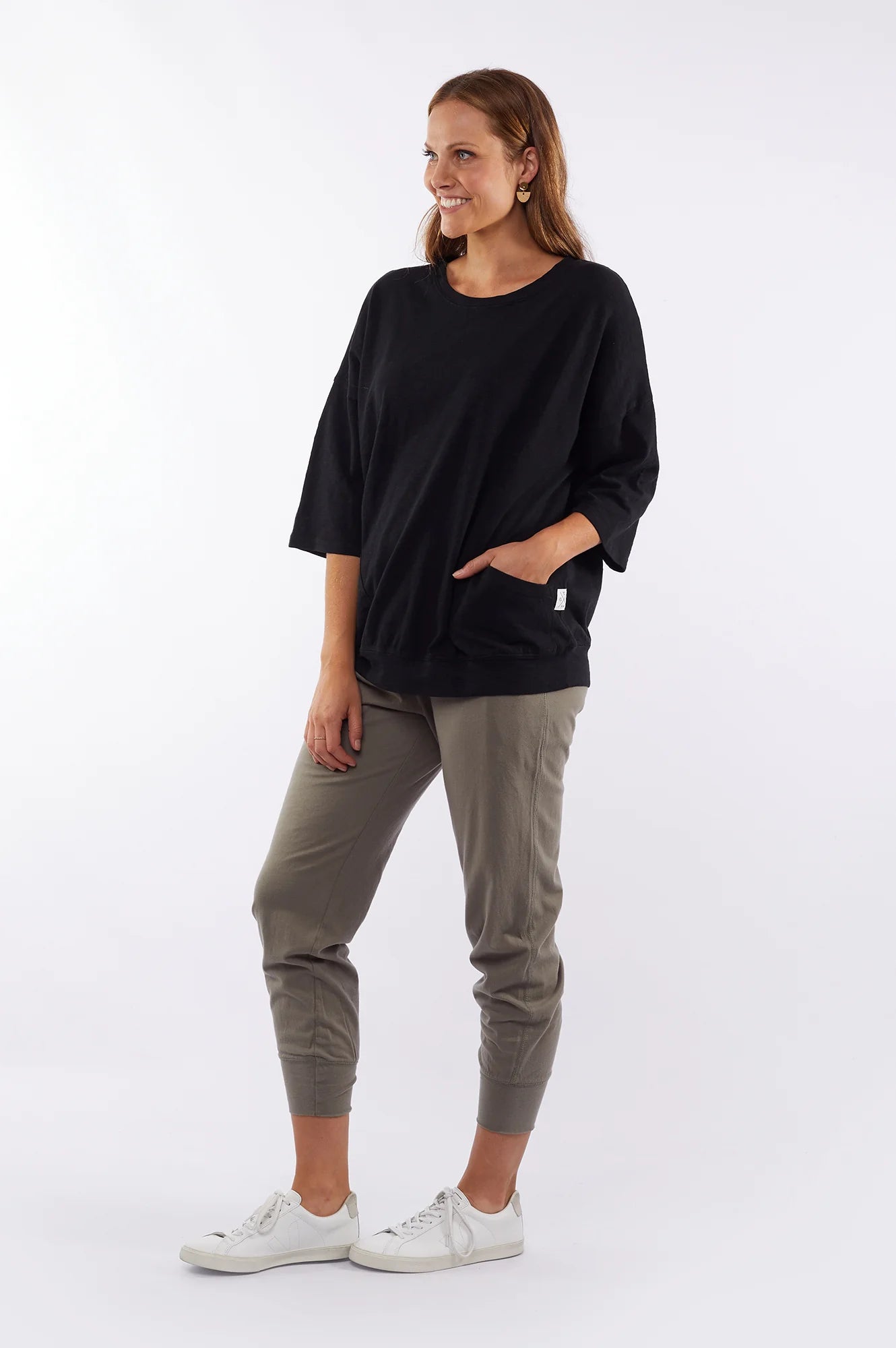 Elm Fundamental Mazie Sweat Black