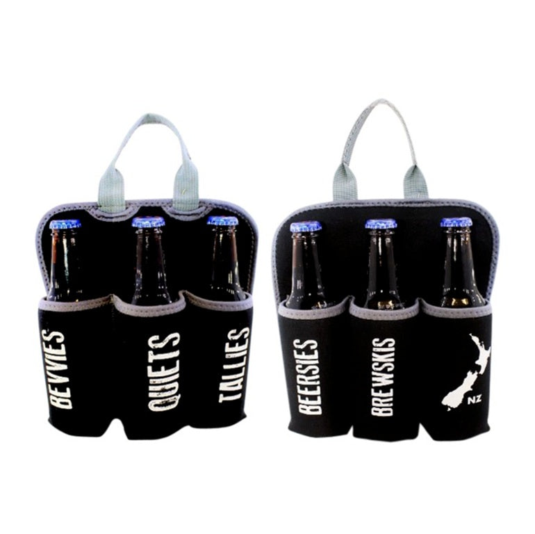 Moana Road Beer Holder 6 pack NZ Beer Names