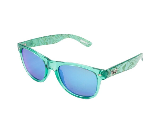 Moana Road Sunglasses Plastic Fantastic - Green w Paua Arms