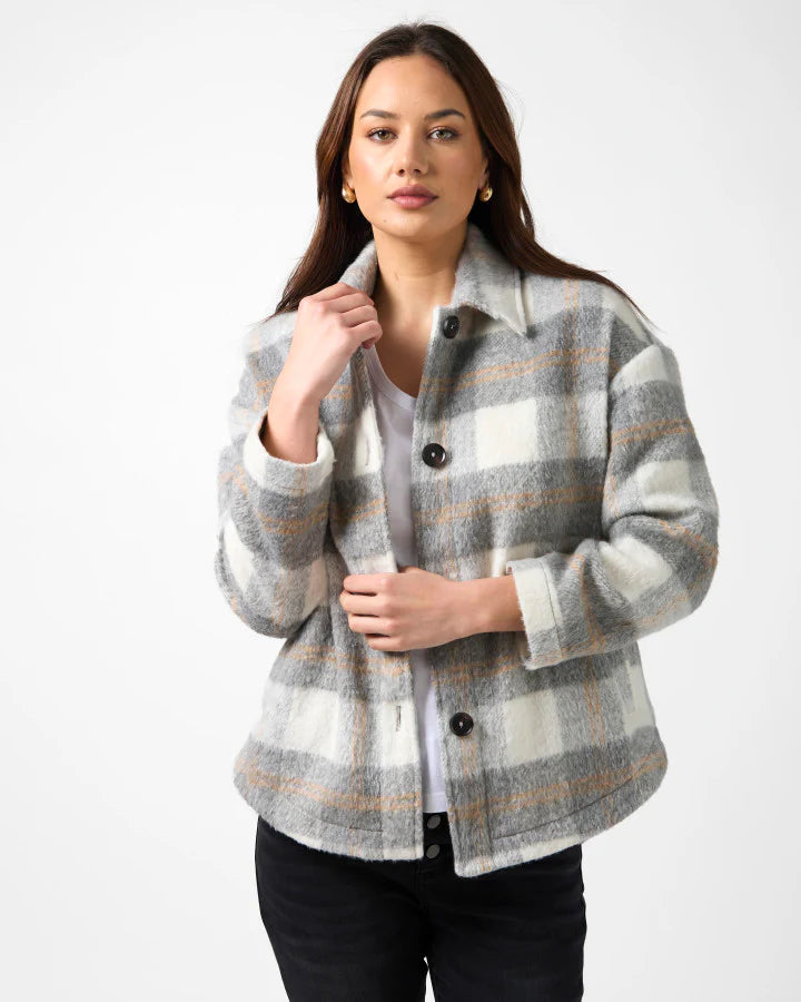 Stella + Gemma Paige Shaket - Charcoal Check