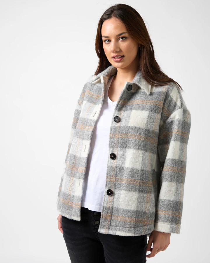 Stella + Gemma Paige Shaket - Charcoal Check