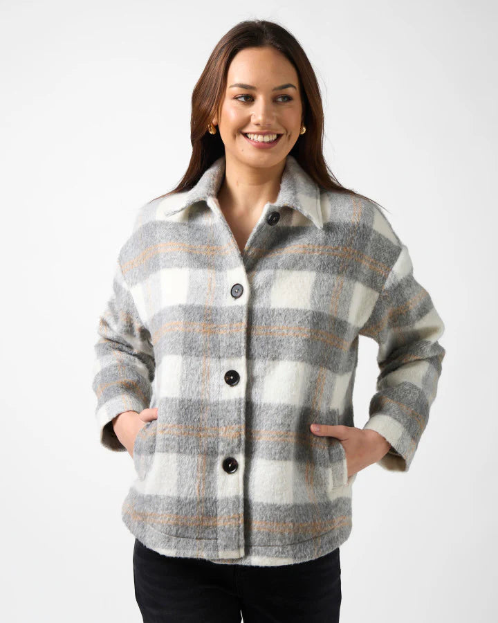 Stella + Gemma Paige Shaket - Charcoal Check