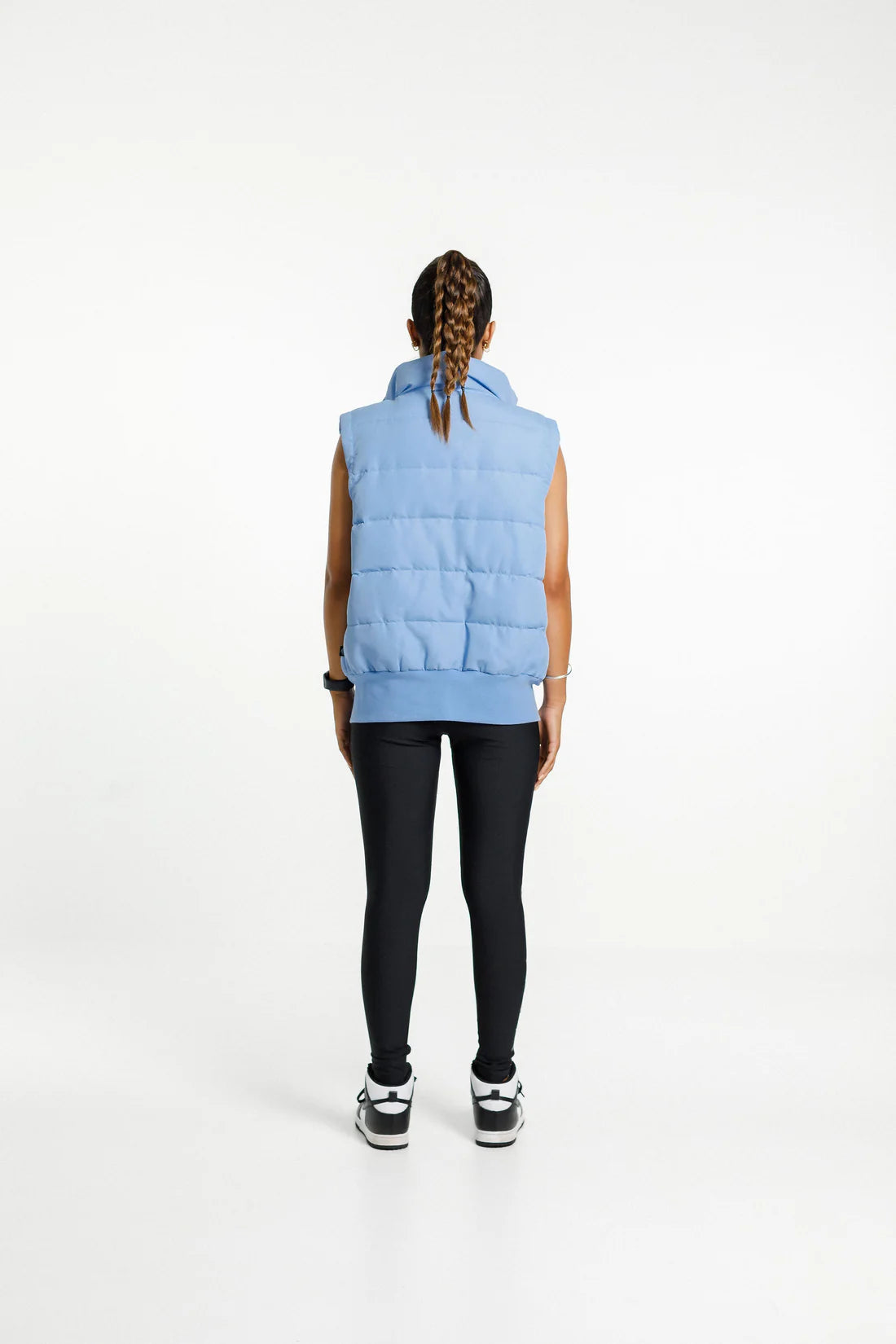 Rose Road Dawn Puffer Vest - Cerulean