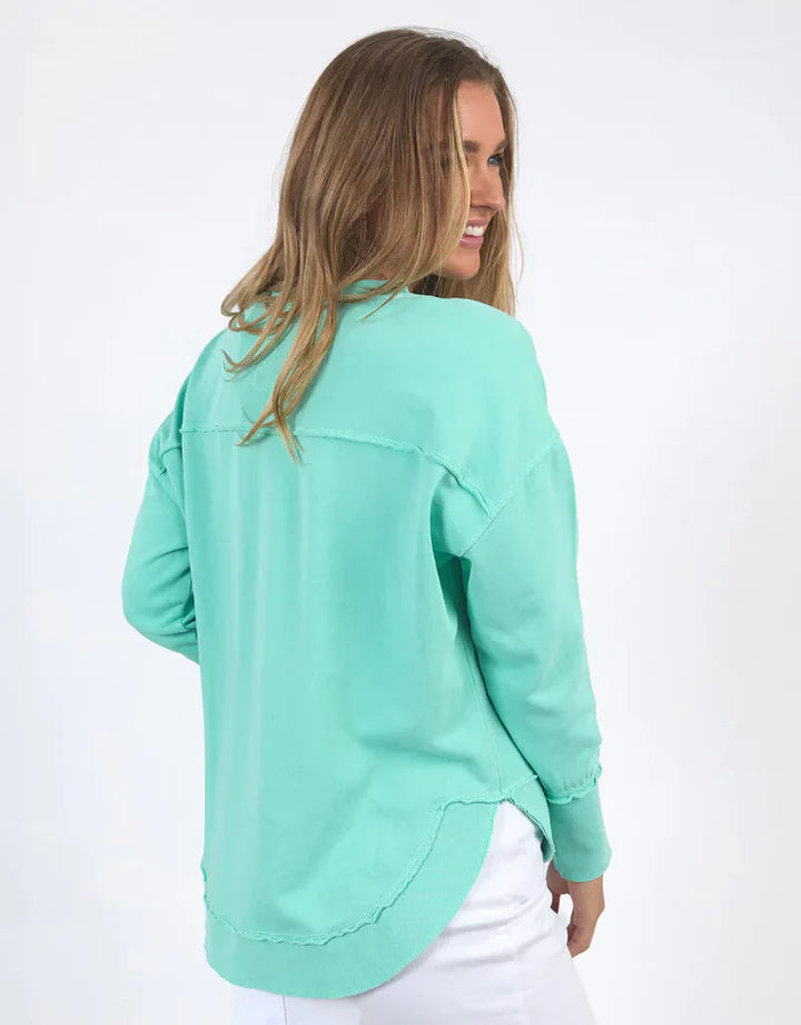 Foxwood Simplified Crew - Neon Mint