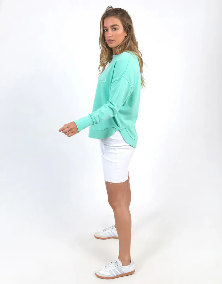 Foxwood Simplified Crew - Neon Mint