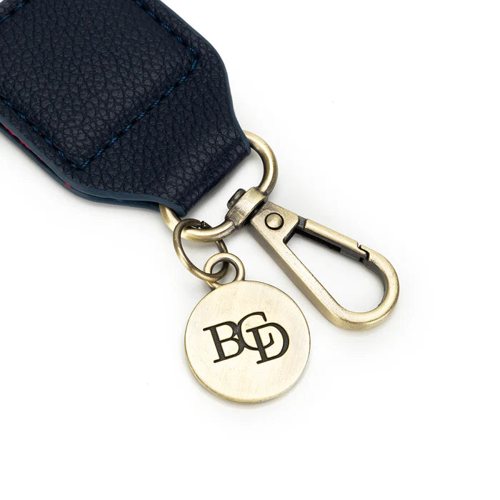 Black Caviar Bee Strap Wristlet - Red/Navy