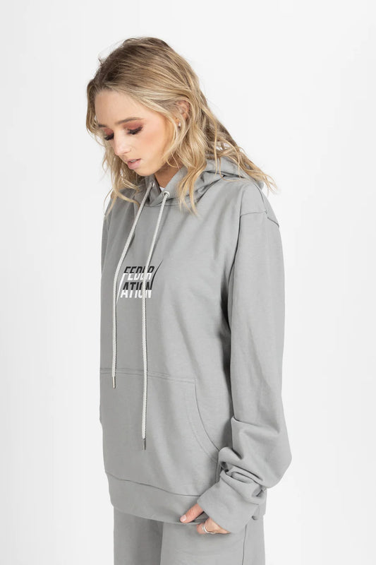 Federation Staple Hoodie On Point Concrete