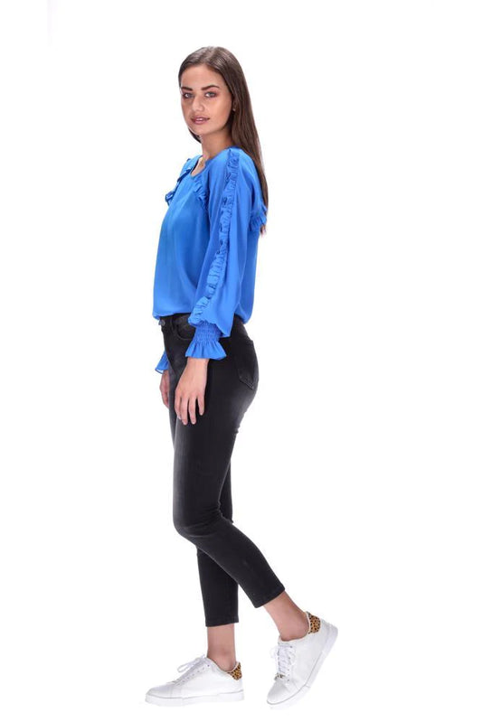 Honey Denim Cormac High Waisted Jean SHORT LEG - Black