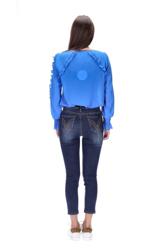 Honey Denim Cormac High Waisted Jean SHORT LEG - Dark Blue