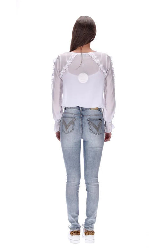 Honey Denim Cormac High Waisted Jean LONG LEG - Light Blue