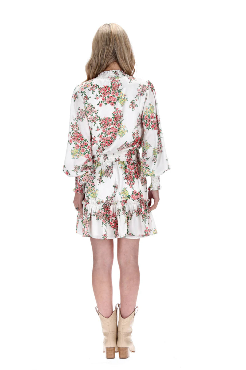Charlo Sandra Short Dress Pink Blossom