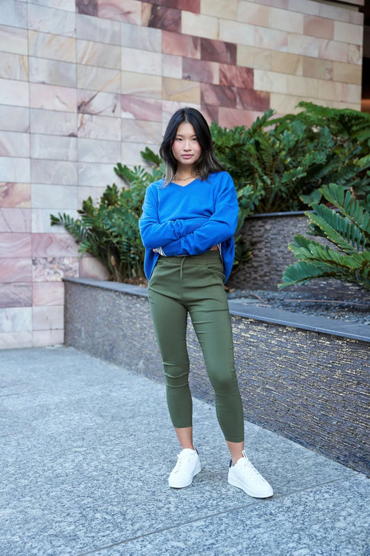 Style Laundry Super Stretch Jogger Khaki