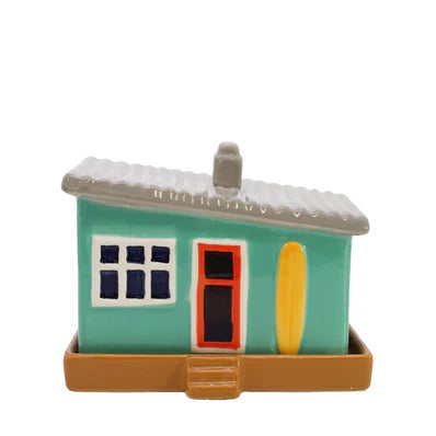 Moana Road Ceramic Butter Dish - Classic Kiwi Bach