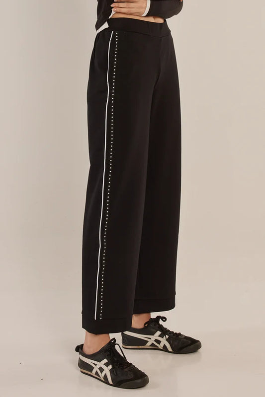 Betty Basics Bien Ponte Jogger - Black/White