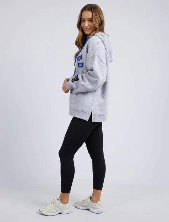 Foxwood Varsity Hoody Grey Marle