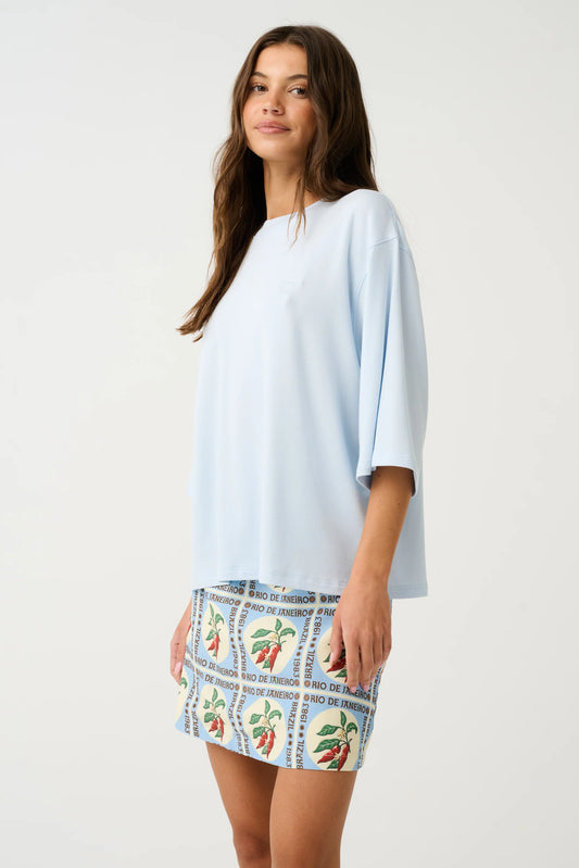 Cartel & Willow Solana Tee - Ice Blue
