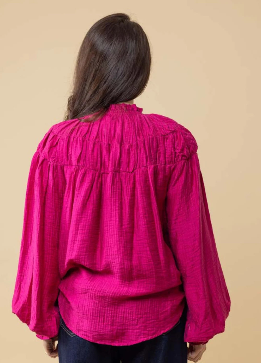 Charlo Jontee Long Sleeve Top - Pink