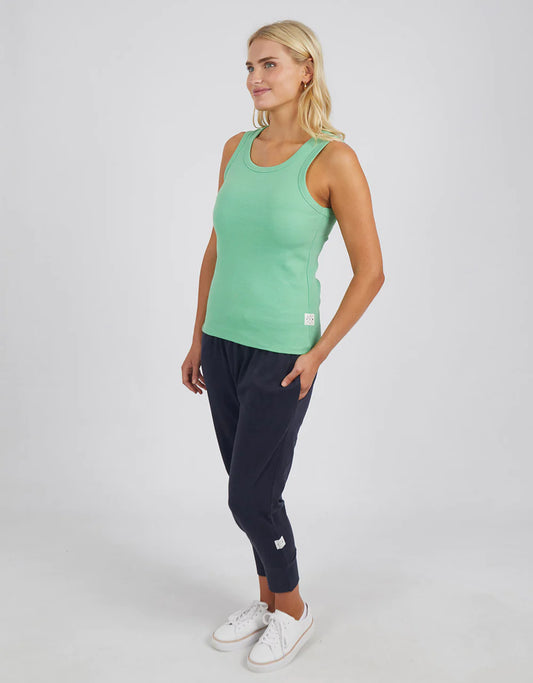 Elm Rib Crew Tank Meadow