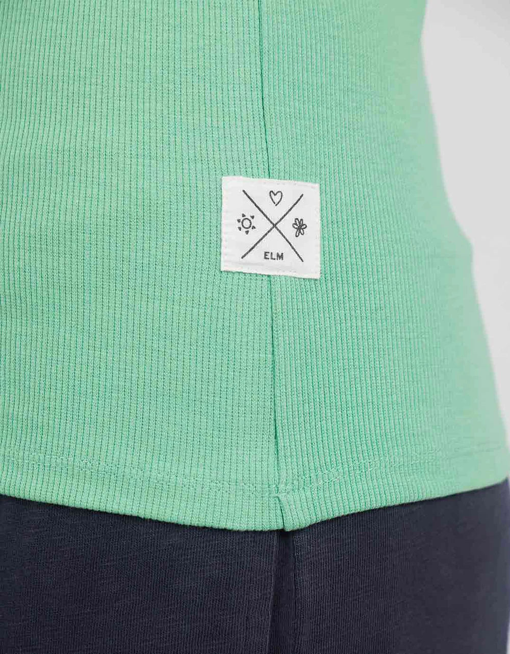 Elm Rib Crew Tank Meadow