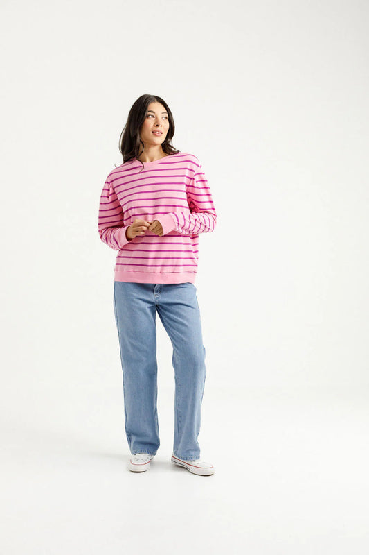 Homelee Wylder Long Sleeve Tee - Candy Stripe