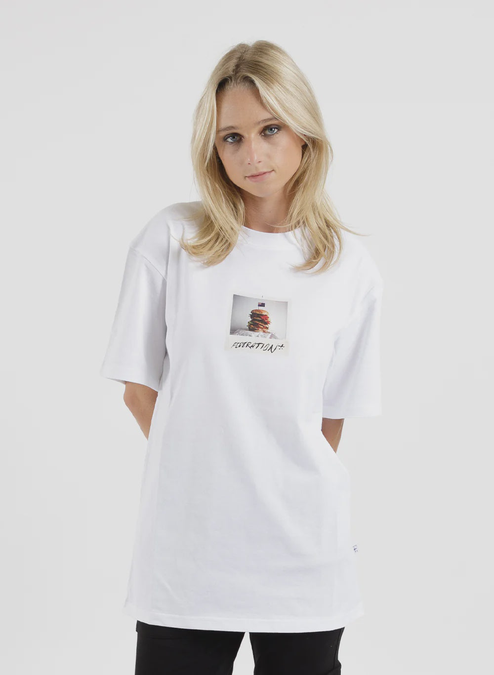 Federation Our Tee White Polaroid - Burger
