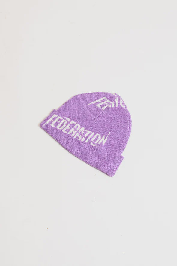 Federation Repetition Beanie Bruised/White