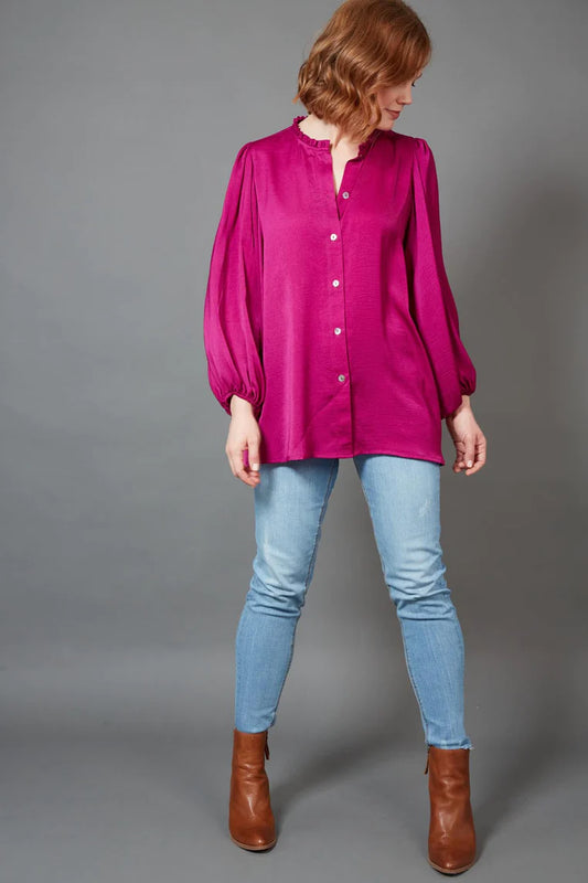 Eb & Ive Winona Blouse Mulberry
