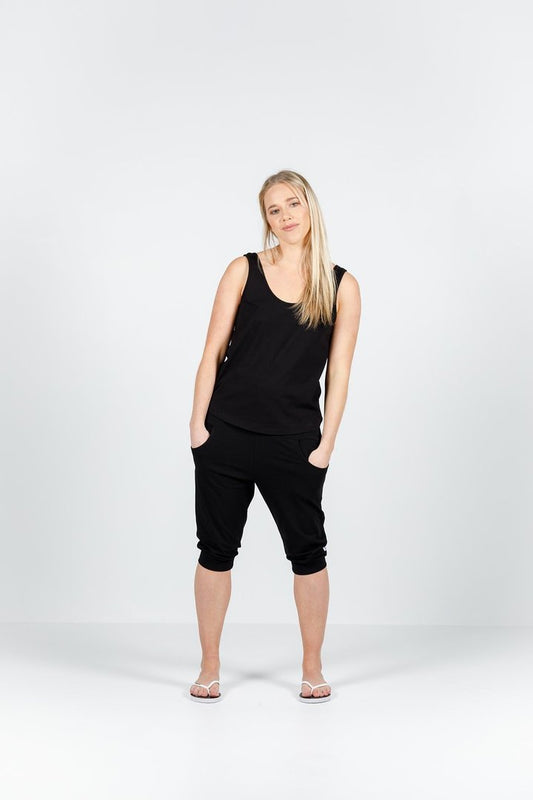 Homelee 3/4 Apartment Pant- Black with Matte Black X
