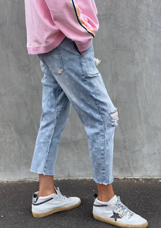 Hammill & Co Faded Star Cropped Jean
