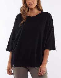 Elm Fundamental Mazie Sweat Black