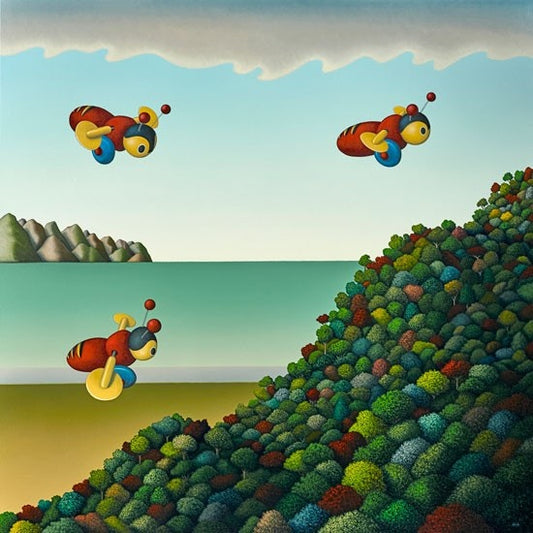 Image Vault Card - Busy Bees