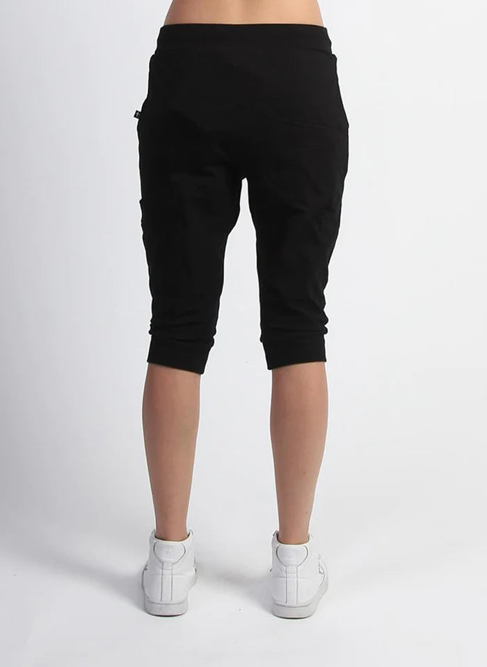 Federation Cut Trackie Black with Black Zip