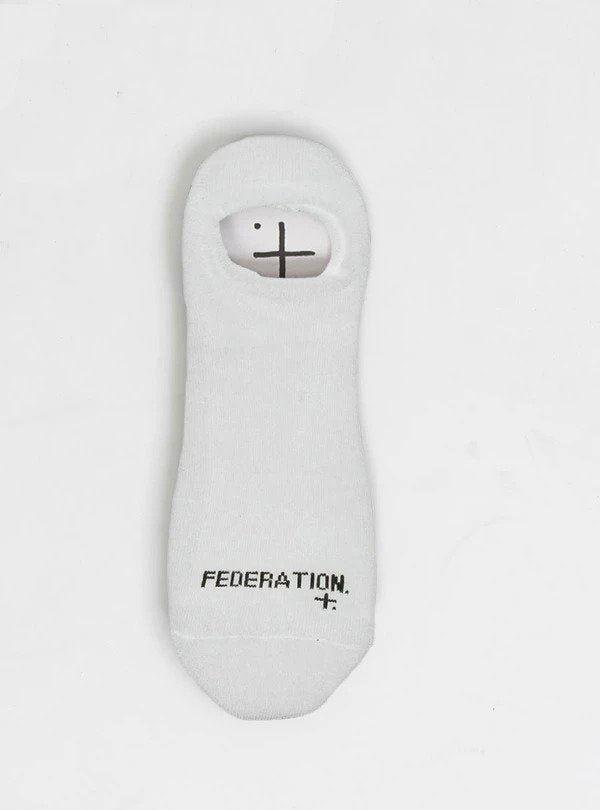 Federation Secrets Sock 3pkt WHITE