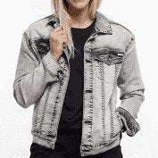 Homelee Denim Jacket Grey Wash
