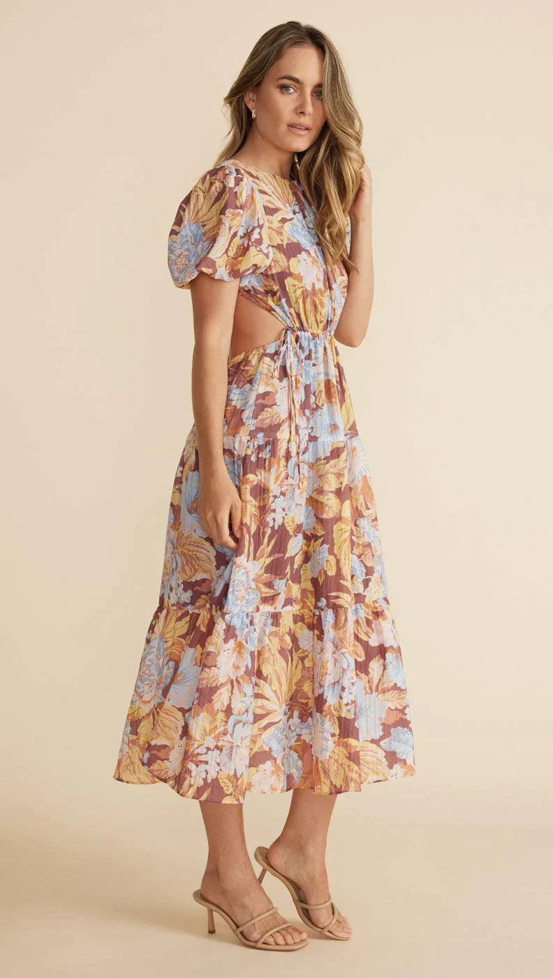 MinkPink Serena Midi Dress Multi