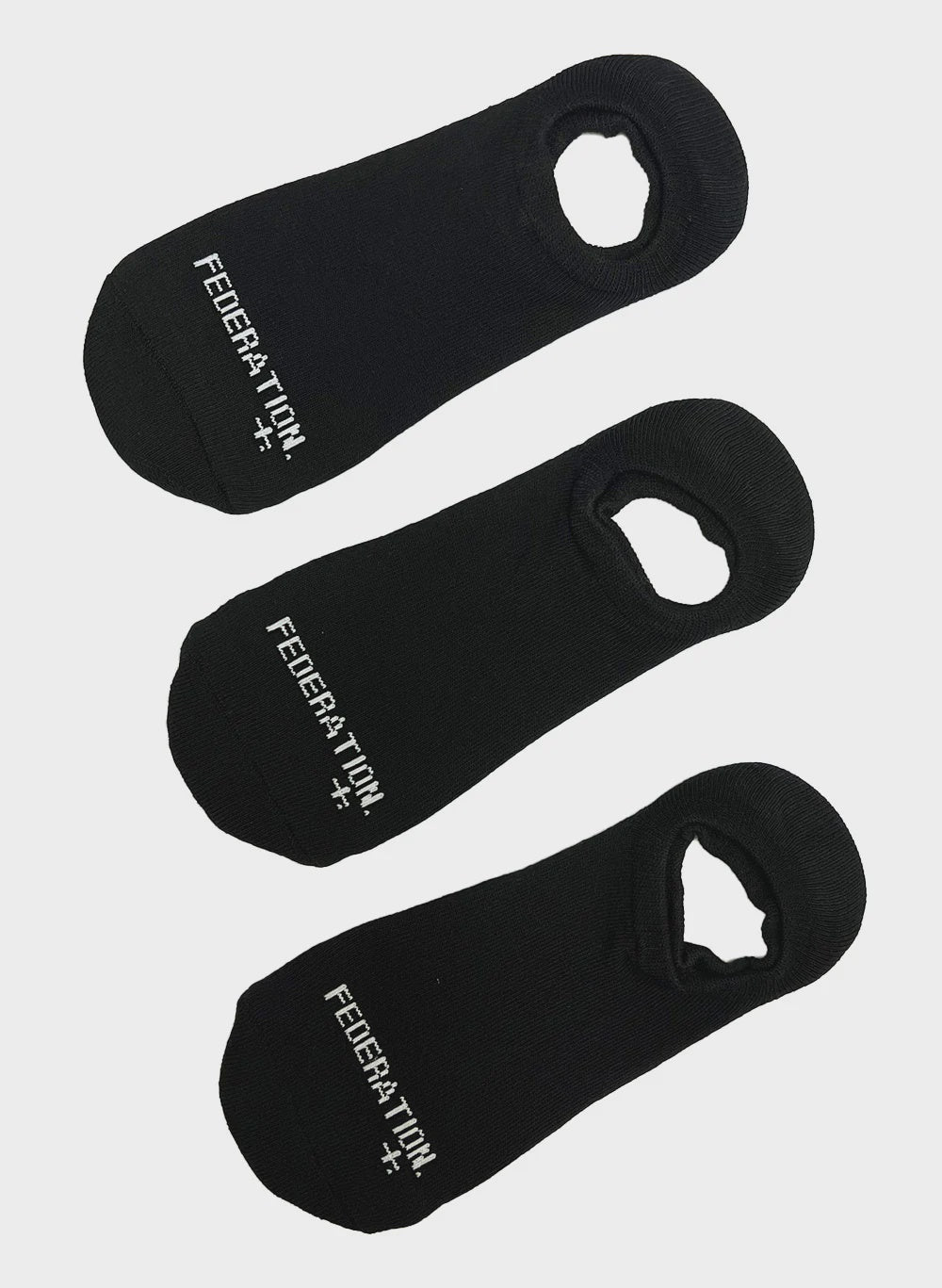 Federation Secret Socks 3pkt - BLACK